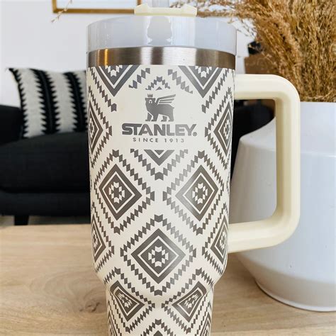 Aztec Engraved Stanley Adventure Quencher 40oz Tumbler - Etsy in 2024 | Engraved tumbler ...