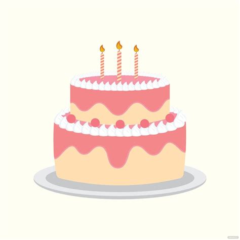 Free Birthday Cake Vector - EPS, Illustrator, JPG, PNG, SVG | Template.net