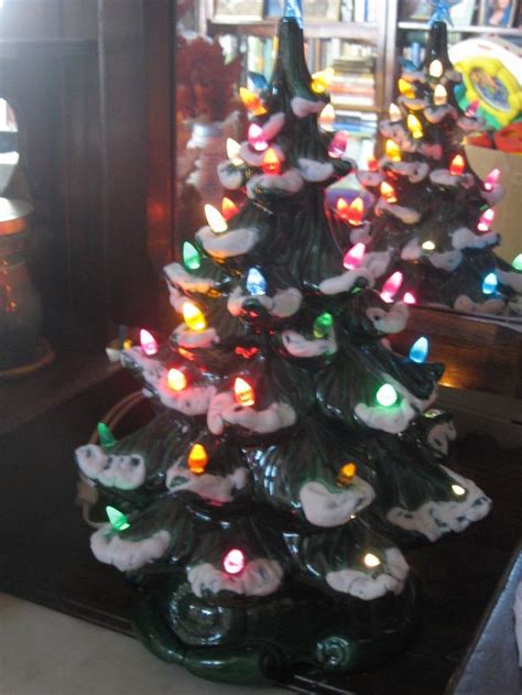 Old Time Pottery Christmas Trees | Ceramic Christmas Tree..... Reminds ...