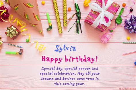 Happy Birthday Sylvia pictures congratulations.