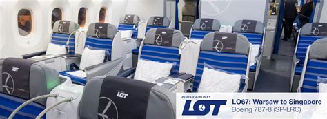 Review: LOT 787-8 Business Class from Warsaw to Singapore