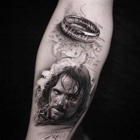 The Lord of the Rings, awesome tattoo work by © Inal Bersekov : r/Best_tattoos