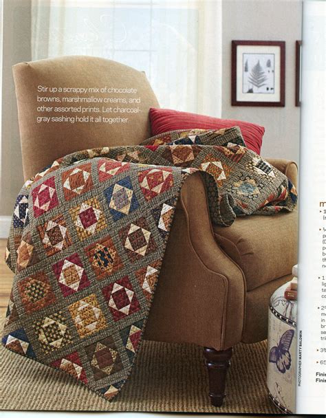 S'mores quilt by Jo Morton, APQ, February 2013 | American patchwork and ...