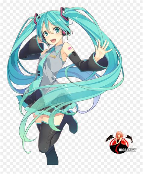 Hatsune Miku Clipart Transparent Background - Anime Hatsune Miku ...