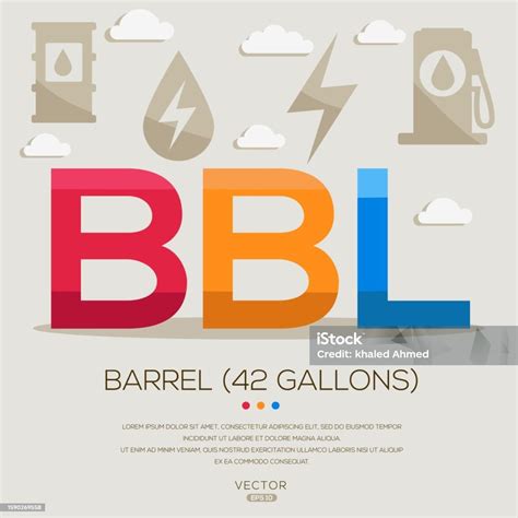 Bbl Barrel Stock Illustration - Download Image Now - Barrel, Black ...