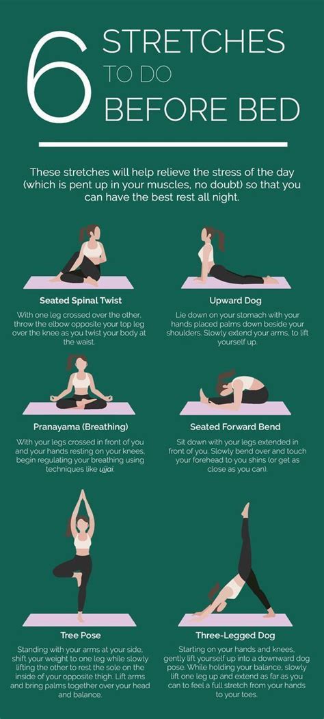 Not only will these 6 Yoga moves help relieve the stress of the day but ...