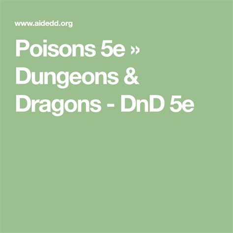 Monsters 5e - Dungeons & Dragons