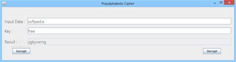 Polyalphabetic Cipher Beta - Download, Screenshots