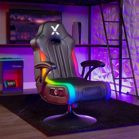 Torque RGB Black Gaming Chair with Subwoofer and Vibration | RC Willey