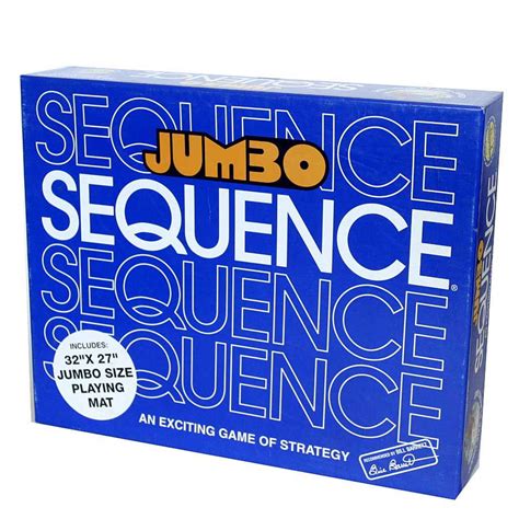 Jax Ltd Games Jumbo Sequence Game - Toys & Games - Family & Board Games ...