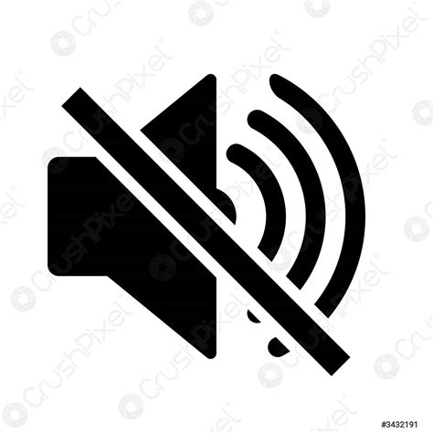 No hagas un ruido fuerte Sin altavoz No hay icono - vector de stock 3432191 | Crushpixel