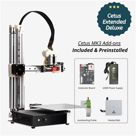 Cetus 3D Printer MK3 (Four Versions) - Tiertime 3D Printer Store