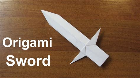 How to make a paper Sword | Origami Tutorial - YouTube