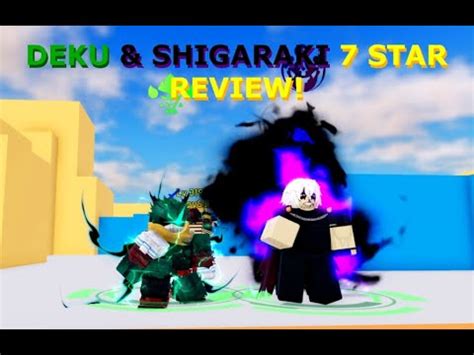 ROBLOX ASTD | DEKU AND SHIGARAKI 7 STAR SHOWCASE LVL 1-175 - YouTube