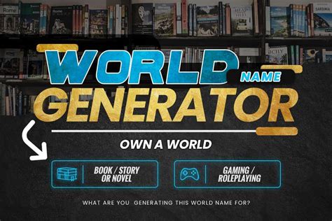 World Name Generator: Own A World - Adazing