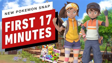 New Pokemon Snap: The First 17 Minutes of Gameplay - YouTube