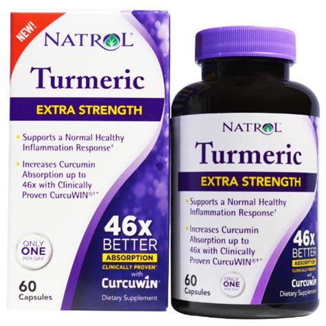 Buy High Absorption Turmeric 60 capsule from NATROL and Save Big at Vitanetonline.com