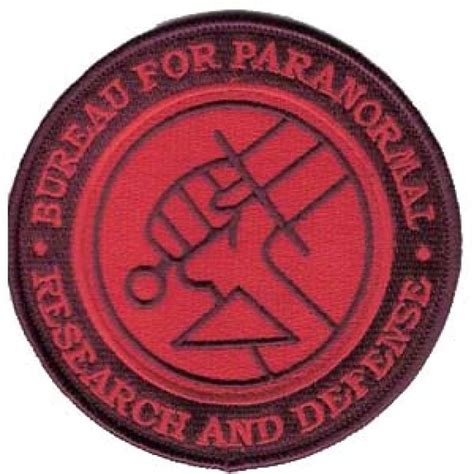 Hellboy - BPRD 3" Round White Patch - SciFi Geeks