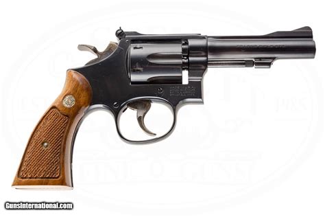 Smith Wesson Model 18 7 Combat Masterpiece 22 Lr Caliber Revolver S ...