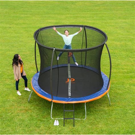 Jump Power 10ft Trampoline and Enclosure - Trampolines