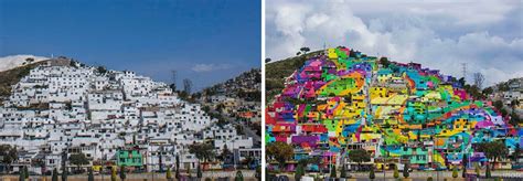 Au Mexique, une gigantesque oeuvre de street-art égaie une favela