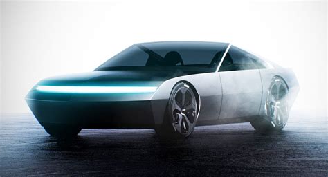 Tesla CyberCoupe Looks Like A Sci-Fi Movie Car, Would Make For A Nice ...