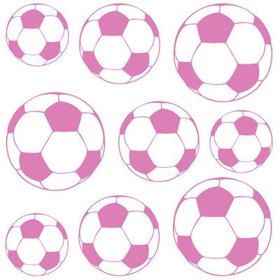 Trule Soccer Balls Wall Decal | Wayfair | Bola, Futebol