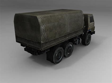 3d Model Kamaz Truck