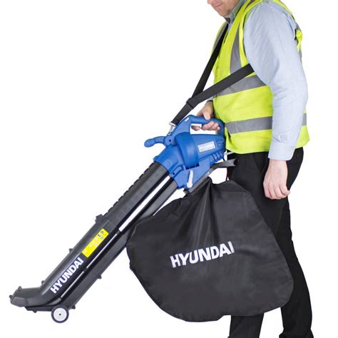 Hyundai HYBV3000E 3-in-1 Electric Garden Vacuum, Leafblower & Mulcher - Hyundai