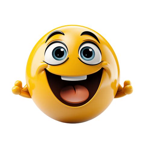 Happy Emoji, Happy Emoji Png, Happy Emoji Transparent Background, AI ...