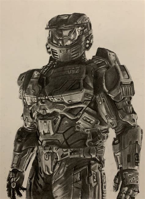 Spartan 092-Jerome from Halo Wars, by Me. : r/halo