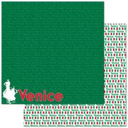 Passports Venice Italy Scrapbook Paper