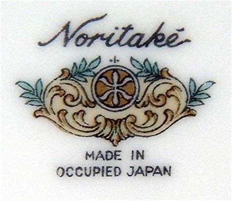 Noritake_Occupied Japan mark | Occupied japan, Noritake china patterns ...