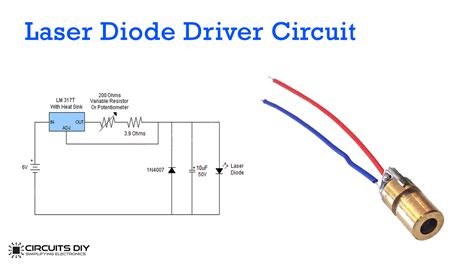 Simple Laser Diode Driver | Simple electronic circuits, Basic ...