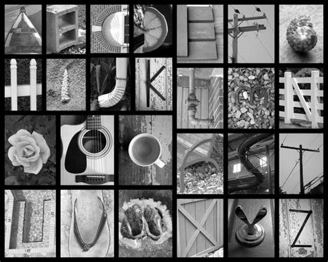 Alphabet Photography Ideas