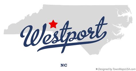 Map of Westport, NC, North Carolina