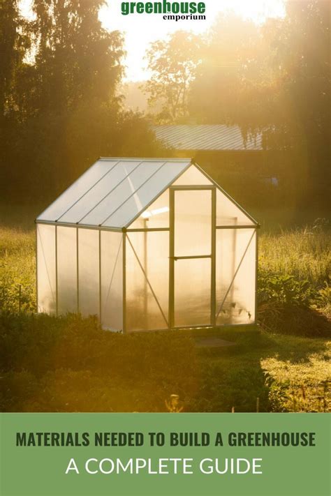 Materials Needed To Build A Greenhouse (Guide & Tips)