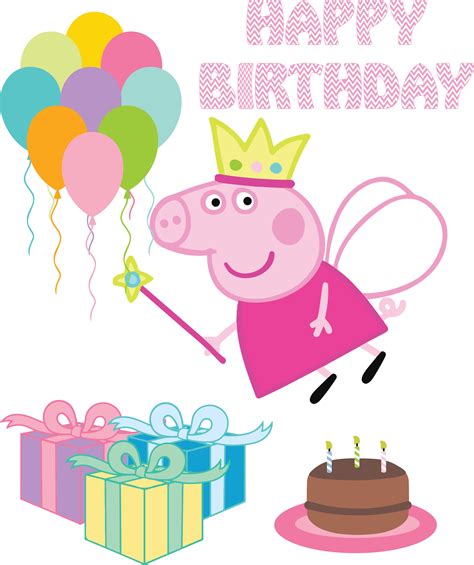 Peppa Pig Birthday Svg Free - 331+ SVG File for Cricut