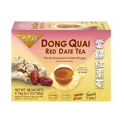 Prince of Peace Dong Quai & Red Date Tea, 10 sachets – Prince of Peace Ent Inc