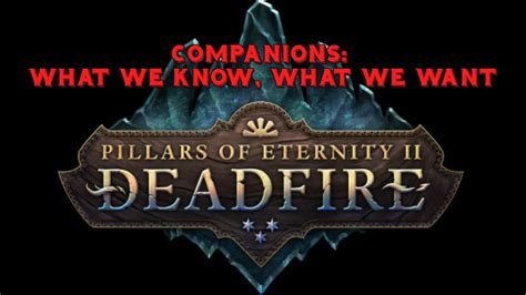 Companions in Pillars of Eternity 2: What We Know & What We Want - GameSkinny