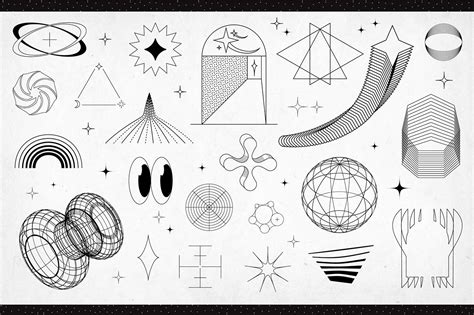 Aesthetic Shapes - Y2K Aesthetic Forms on Behance