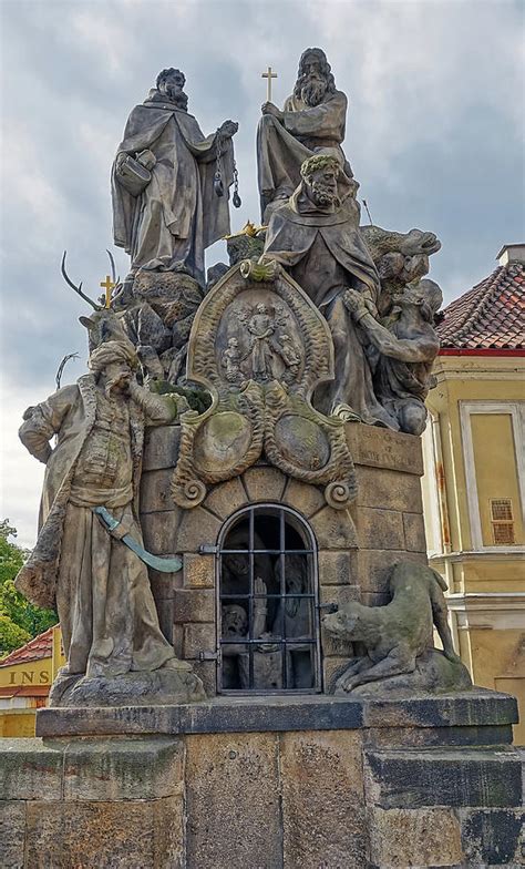 A Statue On The Charles Bridge In Prague #2 Photograph by Rick Rosenshein - Fine Art America