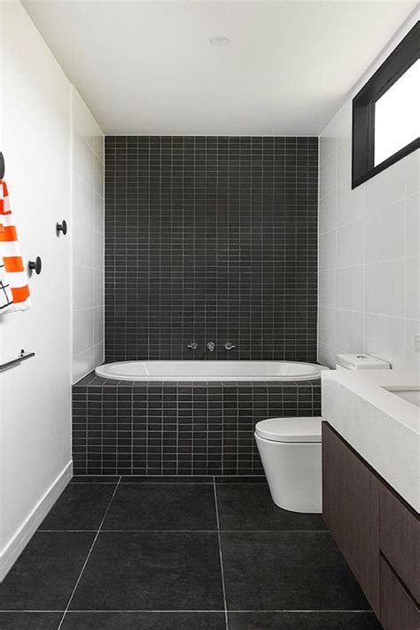 Black brick tiles and white walls combo | Usual House | White interior ...