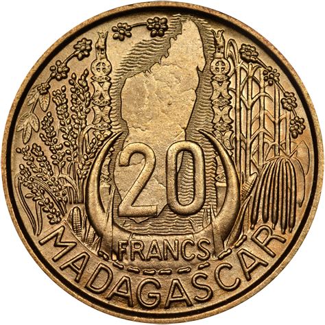 Madagascar 20 Francs KM 7 Prices & Values | NGC