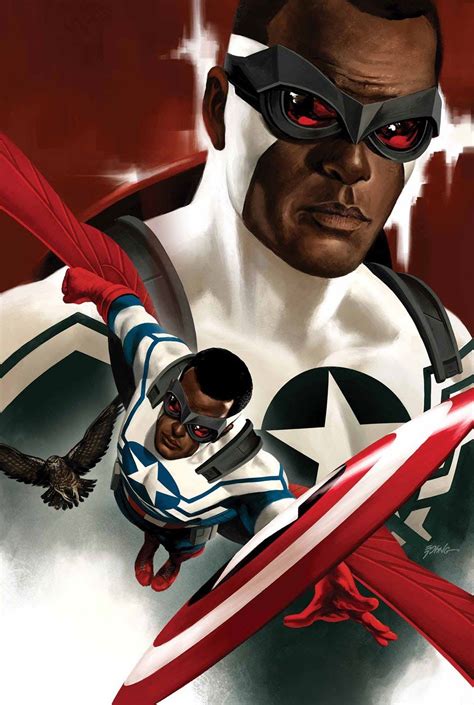 All New Captain America - Falcon by Steve Epting Black Marvel ...