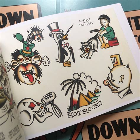 Buddy Holiday - Downtown Tattoo Flash Book Vol. 2 – BELZEL BOOKS