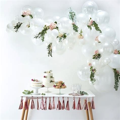 Kit arche de ballon blanc | Ballons de mariage, Arche ballon et Ballons blancs