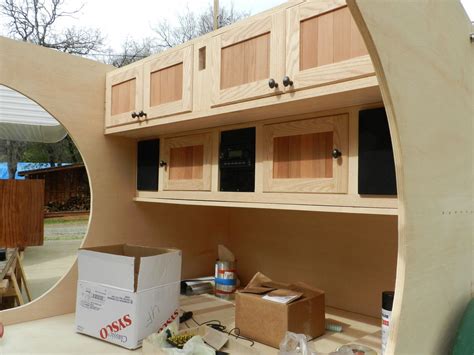 Teardrop Trailer Interiors | This is a shot of the interior storage ...