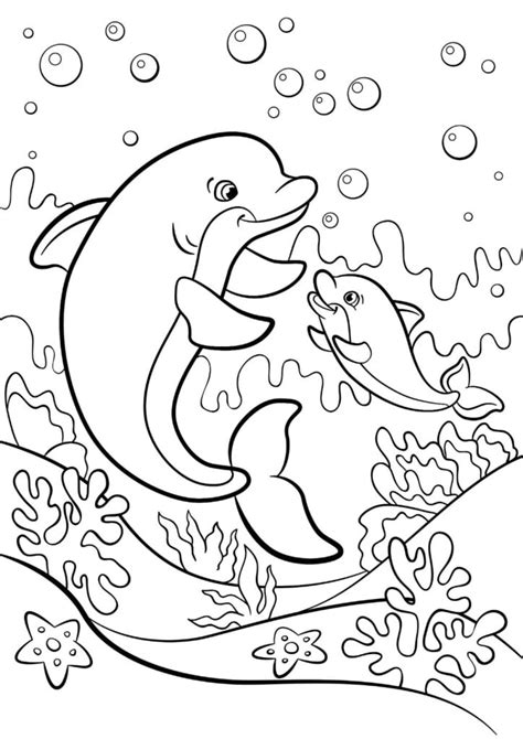 Coloring Pages Of A Dolphin