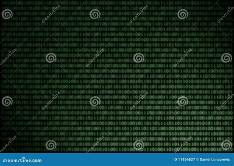 Matrix binary background stock illustration. Illustration of zero ...